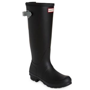 NEW Black Hunter Boots - Adjustable Size 9M